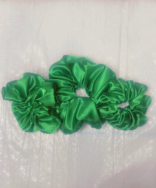 Green Scrunchies