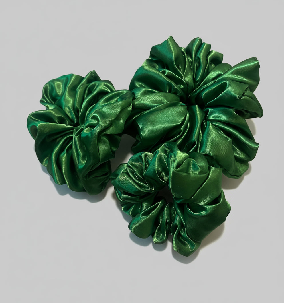 Green Scrunchies