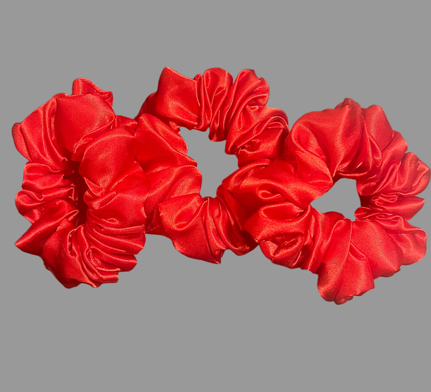 Red Medium Scrunchies